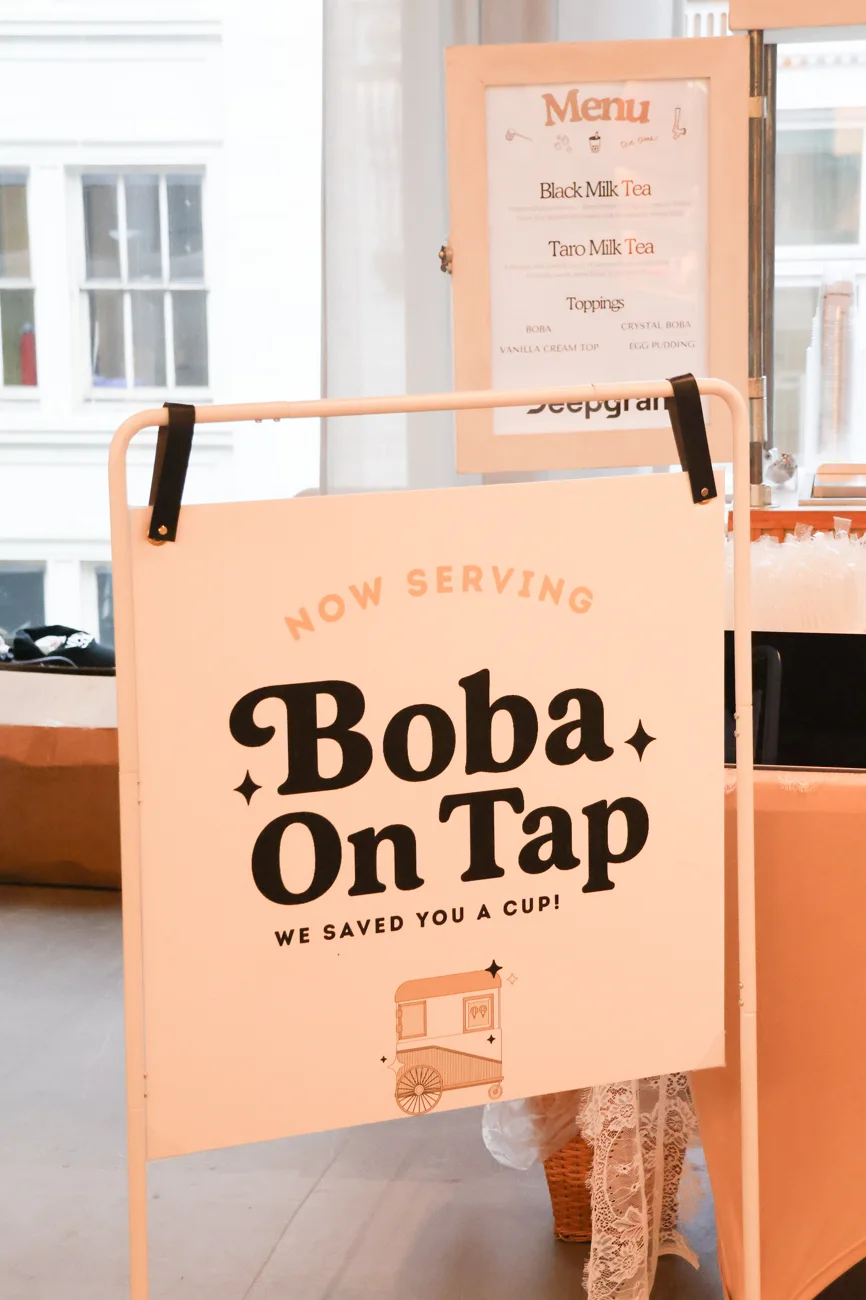 Boba On Tap cart