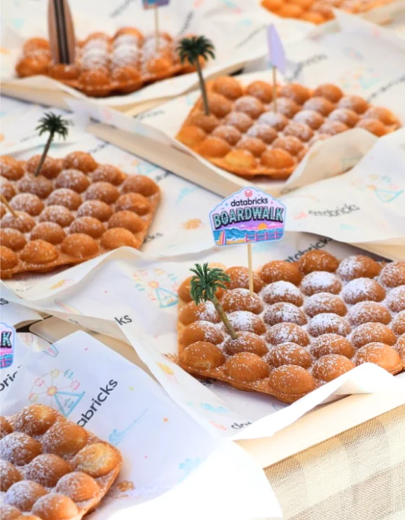 Branded bubble waffle packaging